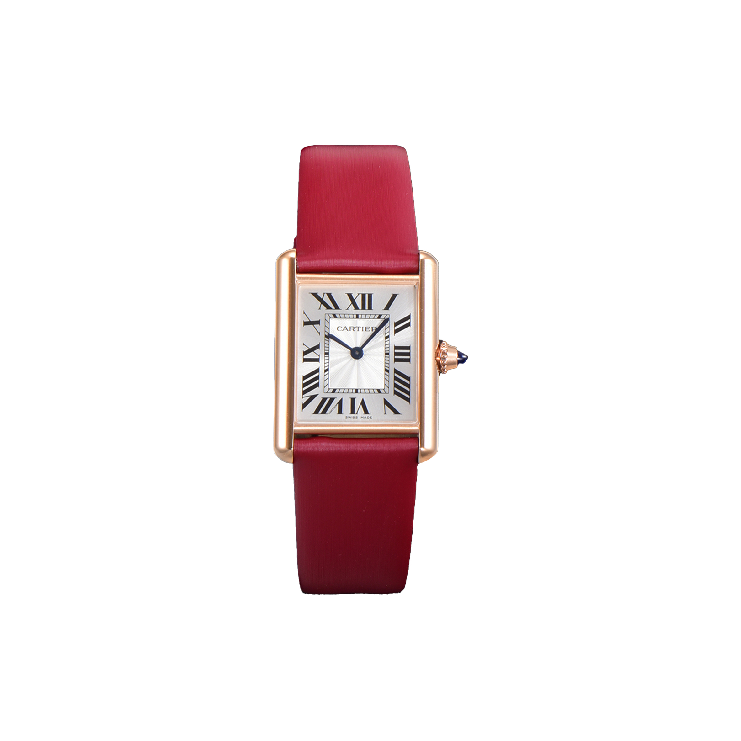 Ca*t*er tank l**is series silver dial rose gold watch wgta0061